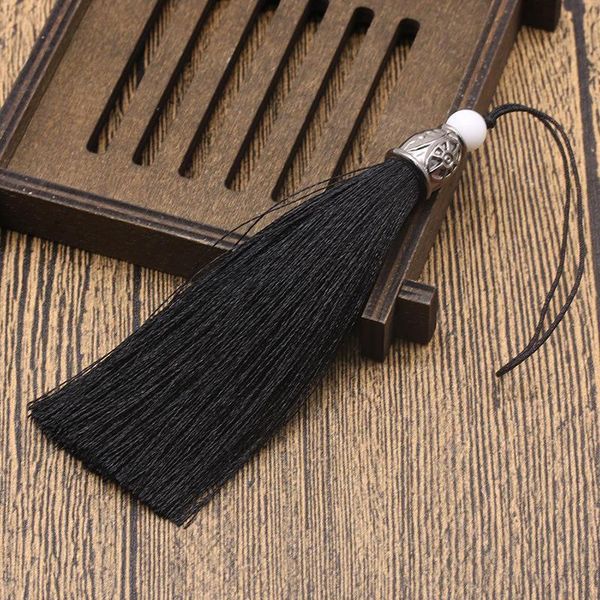 

5pcs new metal jade beads tassel diy garments materials key bag phone bookmark tassel pendant hand make embellissements craft h sqcnbm
