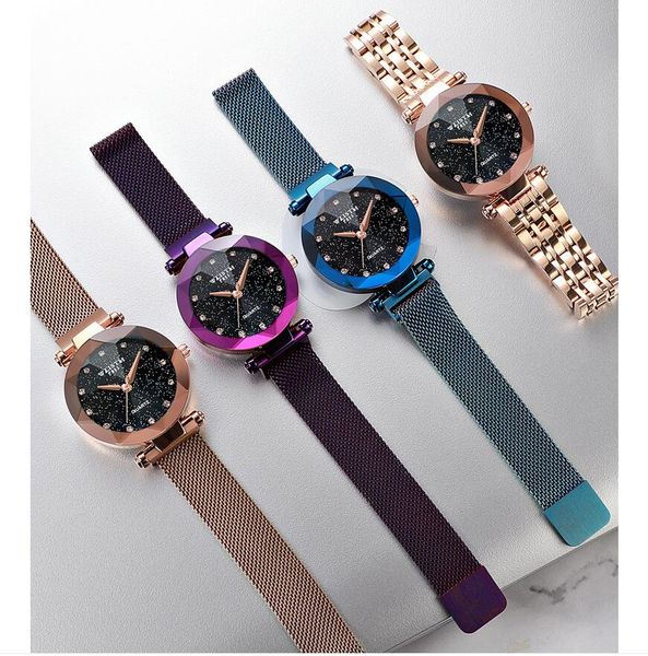 2021 Wlisth Top Marke Relogio Feminino Frauen Uhr Mode-Trend Sternen Dame Uhr Wasserdichte Stuents Quarz Frauen Armbanduhr