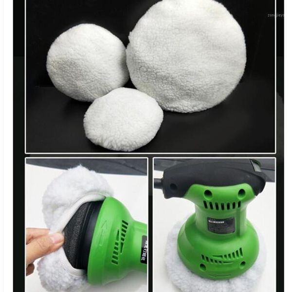 

car sponge woolen polished waxing sleeve lambskin wax imitation wool wax1