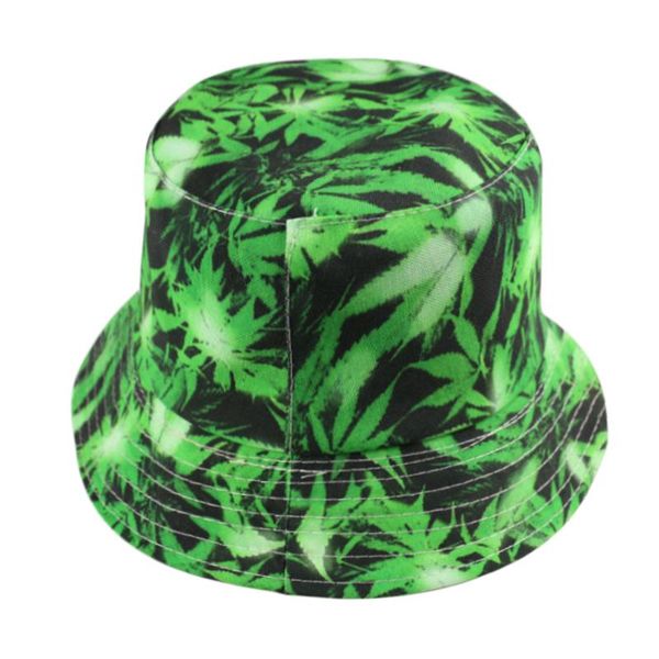 

зеленый печати для hip шляпы белых мод доставки caps free bucket hop leaf new рыболов mens bbyxcj hotstore2010, Black;white