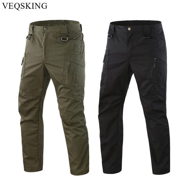 

men tactical pants,outdoor camouflage multi pocket trousers,swat combat army training hiking pants, Black;green