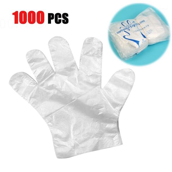 

disposable gloves home use 1000pcs polyethylene service kitchen safty large daily protection supplies 20211