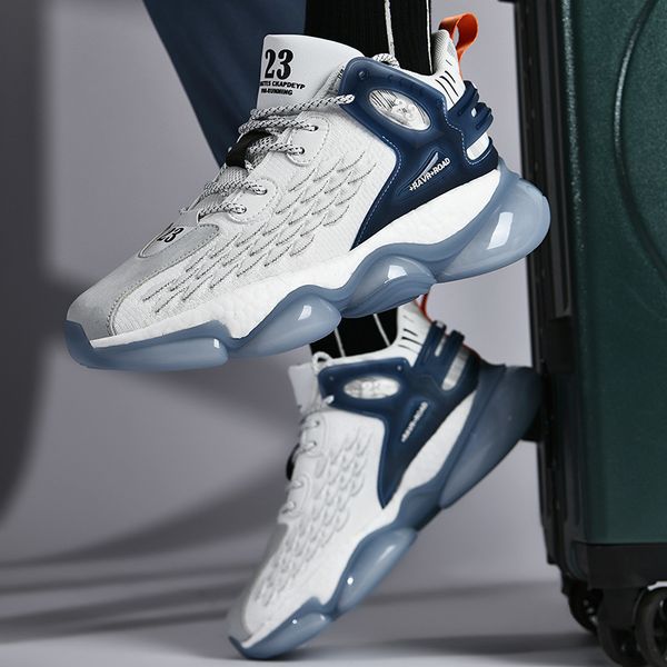 

basketball 2022 new spring fish scale national ti0de men's versatile dad youth leisure sports shoes, Black