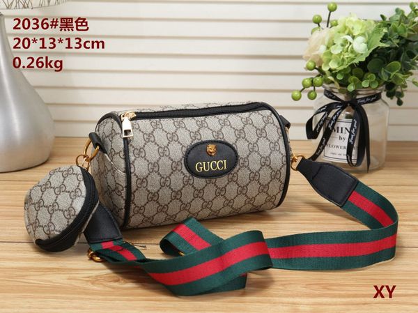 

2020 new 2 piece set women handbag tote clutch handbag shoulder bags messenger bag #13;lv louis vuitton 2036