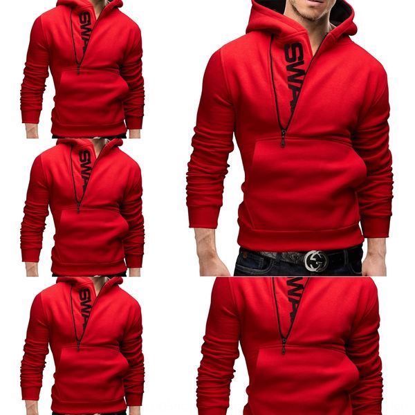 

outdoor casual side zipper multicolor hoodie hoodiefashion brand plush outdoor casual sweater side zipper multicolor hoodiesweater hoodiefas, Black