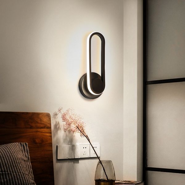 

2021 new modern led wall lights for home living room bedroom bedside nordic corridor passage foyer indoor stair lamps lighting 6zy3