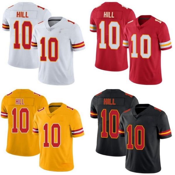 

men #10 tyreek hill women youth nfl limited rush season jersey, Black;red