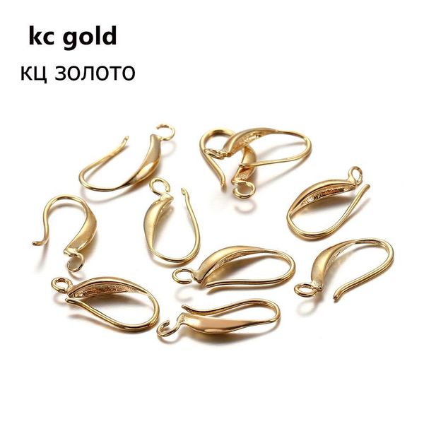 

12pcs 17x8mm copper rose gold french earring hooks ear clasps settings ear wires for diy jewelry making findings accessories h jllnrt, White