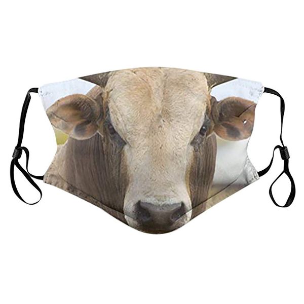 

1pcs no-disposable polyester face fashion breathing animal print design mask masques lavables homme masque