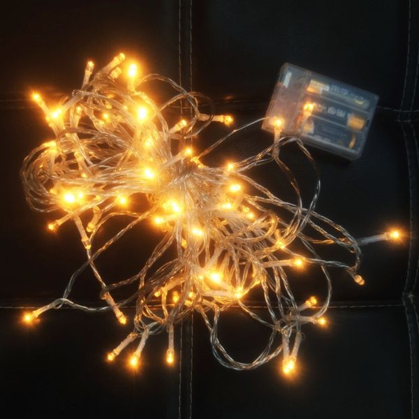 

usyby net ins wind led lighting 10 meters warm colored lights lightsbatt three battery boxes 80 beads party decorative color lights colored