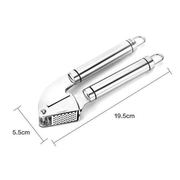 

stainless steel garlic press crusher ginger tool kitchen hand movement mincer garlic peeler ginger crushe jllstu xhhair