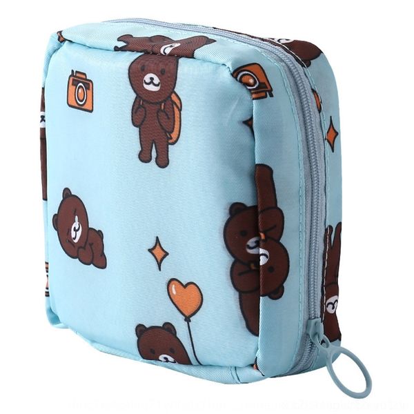 

9fe06 portable monthly carry-on towel cute clothes storage small bag women's aunt napkin napkin sanitary napkinsanitary cotton bag m5eq