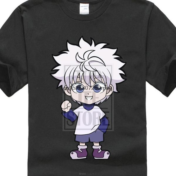 

t hunter x hunter anime killua zoldyck design printing hipster customize printed short sleeve sport sweatshirt hoodie t shirt