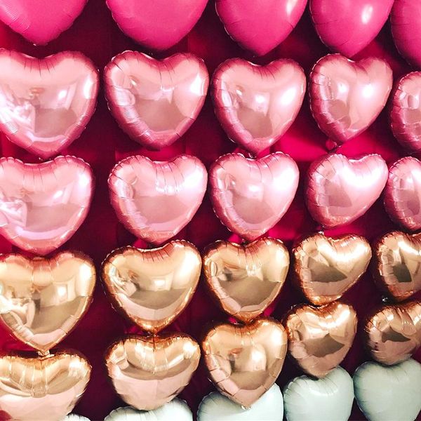 

18inch colors balloon shaped wedding day love gift multiple 2021 decoration birthday home sale valentine balloons heart foil party kgqm