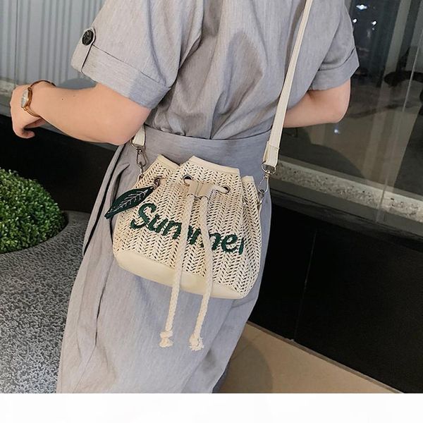 

women summer straw bucket beach crossbody female ladies vintage bags college wind bag