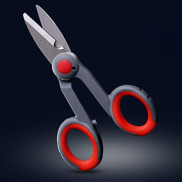 

нержавеющая сталь scissor для рыбалки scissor портативный рыбалка плоскогубцы cut пе line braid line завлекать cutter plies карп рыбалка инс