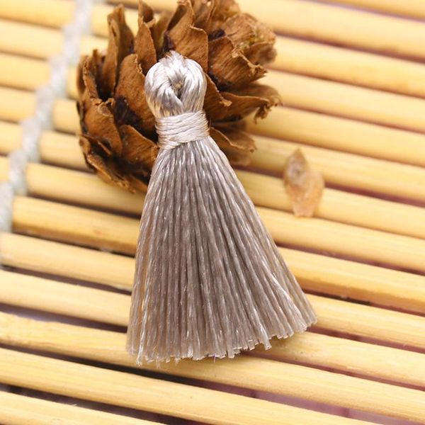 

10pc polyester mini tassel diy home textile curtain clothing pendant craft tassels handmade making tassels fabric decor supplies h jlllzj