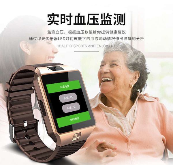 

monitoring blood prsure heart rate of the elderly by using gps positioning and tracking smart watchjk