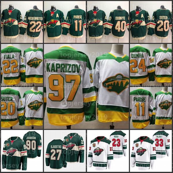 

minnesota wild 97 kirill kaprizov 2021 reverse retro kevin fiala brad hunt cam talbot devan dubnyk galchenyuk zach parise johansson jersey, Black
