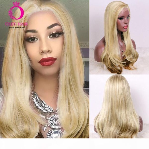 

выделите олей волос blond парик волнистые синтетический фронта шнурка термостойкое свободной части жаропрочных косплей парики для чернокожих, Black