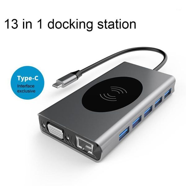 

usb type c hub usb 3.0 type-c hub to adapter 4k thunderbolt 5 c with tf sd reader slot pd for pro/air1