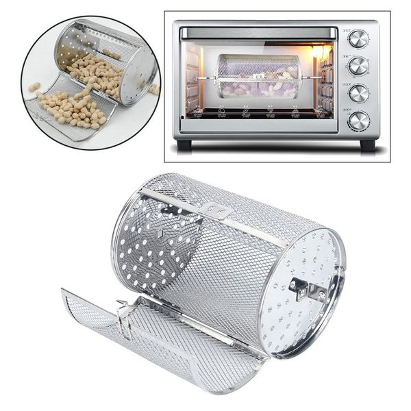 

durable rotisserie grill drum oven basket oven roast baking rotary indoor outdoor