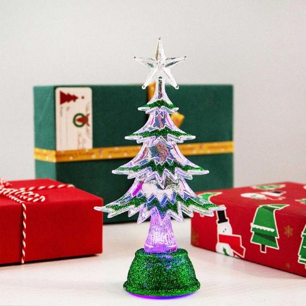 

tablemini christmas tree with led lights christmas ornaments home party decoration table charm decorations happy new year