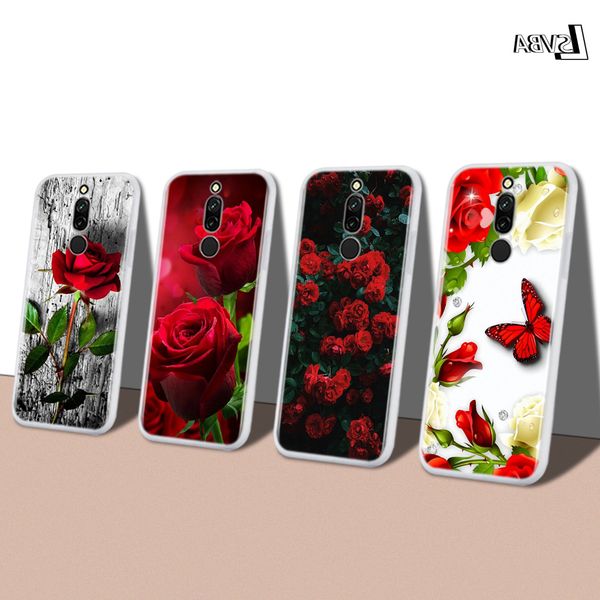 

силиконовый чехол 8а 8 7a 7 shell red roses цветы для xiaomi редми 4x 5a 6 6a s2 k20 go pro phone case