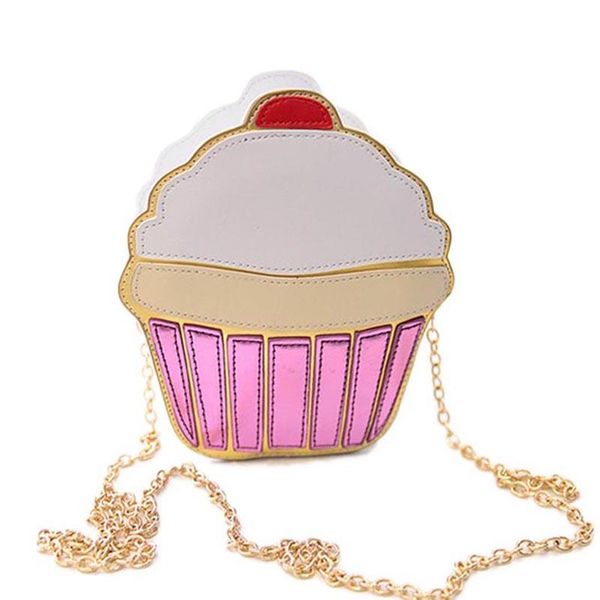 

2020 new women cartoon cute lolita style ice cream cake chain crossbody bags fashion handbags lovely lady's shoulder bag