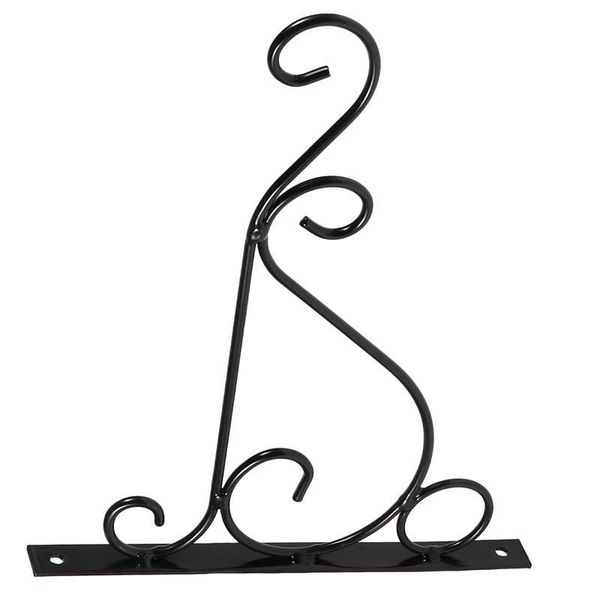 

декоративный крючок подвесная рама сад железный настенная завод кованого цветка вешалка корзина 1шт кронштейны bbyxhd bwkf