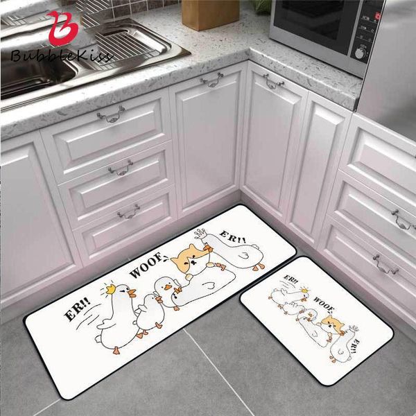

carpets bubble kiss modern cartoon for bed room cute duck dog kitchen rug polyester floor mat absorbent slip-resistant doormats
