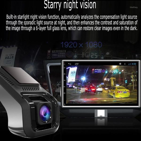 

usb car driving recorder camera hd 1080p matte night version 170 wide angle mini camera1