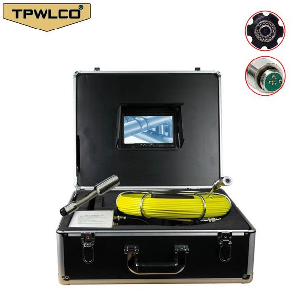 

20m dvr well wall & pipe inspection camera used for sewer pipeline drain duct industrial clean inspection 23mm camera head