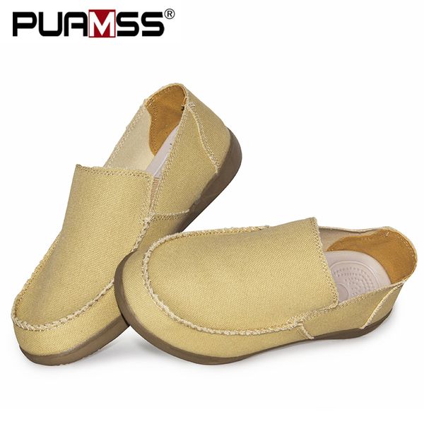 

2019 autumn casual natural fashion canvas breathable loafers shoes men sneakers zapatillas hombre