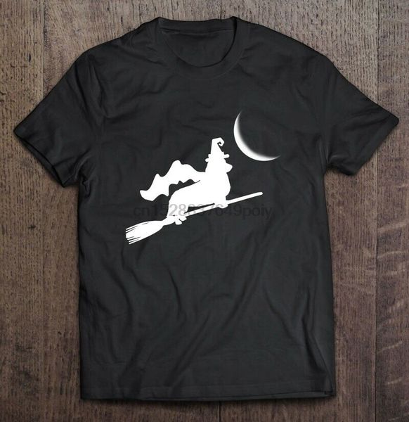 

corgi witch flying with broom silhouette halloween men t shirt s 6xl sport hooded sweatshirt hoodie