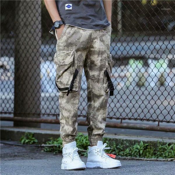 

2020 men's streetwear pants hip hop sweatpants joggers trousers tactical mens pants cargo harem men pantalones hombre1, Black