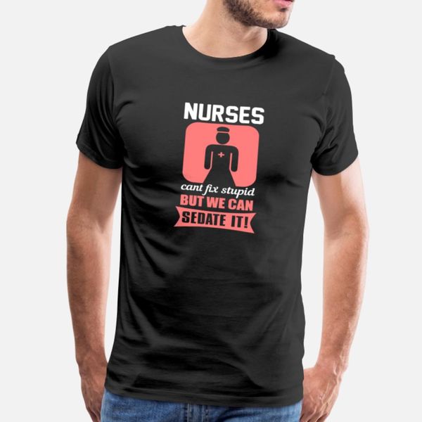 

nurses cant fix stupid but we can sedate it designers graphic t shirt classic black tracksuit hoodie sweatshirt
