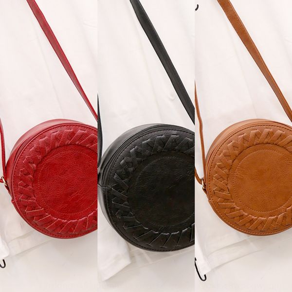 

лето новой женской моды корейский моды леди просто одно плечо сдвоенного пакера кисточка кисточка мешок маленький круглый мешок 1oypp