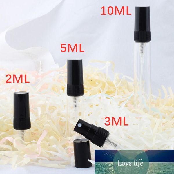 1PC 2ml 3ml 5ml 10ml Miniatur Tragbare Reise Parfüm Glas Spray Flaschen Leere Zerstäuber mini Reagenzglas Flasche Klar Glas Fläschchen