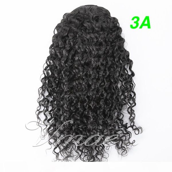 

бразильский 100% девственницы человеческих волос natural black afro kinky завитые straight шнурком хвостик 120g клип в наращивание волос хво