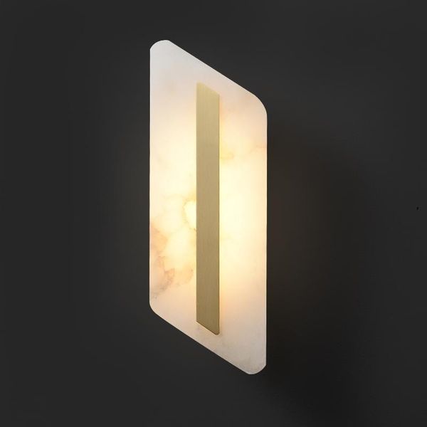 

wall lamp modern chinese light luxury bedroom bedside living room american retro copper marble