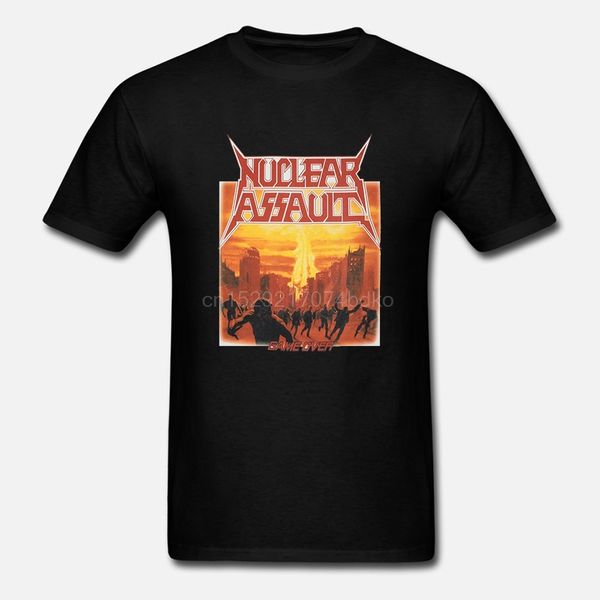 

nuclear assault game over anthrax s o d brutal thruth dri new white 2020 fashion 100% cotton hoodie designers t shirts sweatshirt