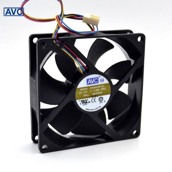 

fans & coolings avc original 9025 9225 ds09225b12u 4-wire 6p double ball temperature control pwm cooling fan