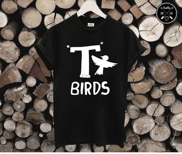 

t-birds t shirt джон траволта grease райделл высокий мальчишник кино необычные платья tbirds женщин тенниска спорта с капюшоном hoodie