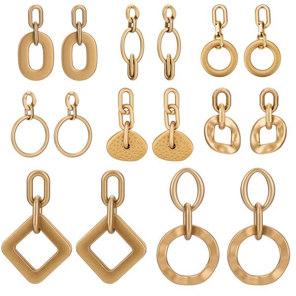 

ccb geometric earrings section plating big earrings, Silver