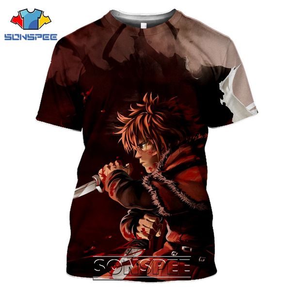 

vinland saga anime 3d print shirts hippie anime kawaii men clothing