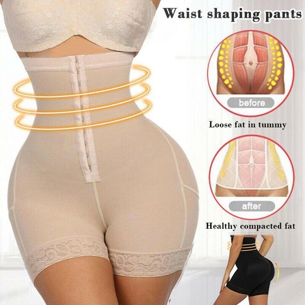 

high waist shapewear body shaper slim leggings bulift underwear panty lifter -opk1, Black