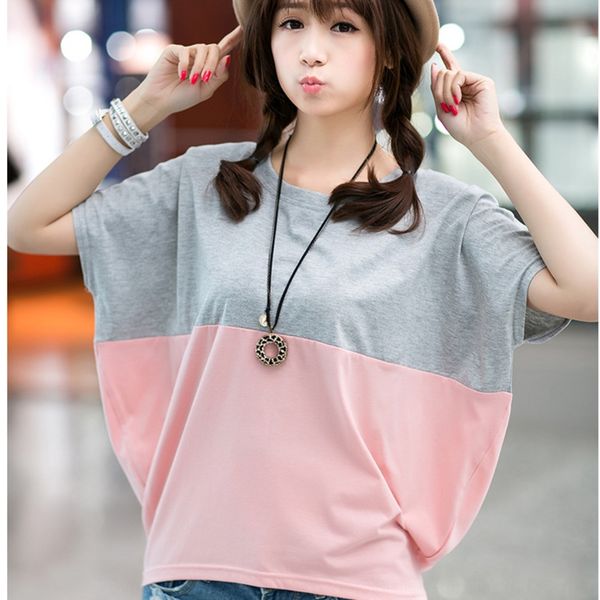 

2020 топ корейский крупных женщин рыхлый и тонкий короткий рукав летучая shirtt футболка летучая shirtfat мм летом с коротким рукавом футбол, White