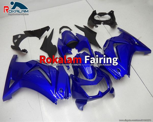 

for kawasaki ex250 ex 250 ninja abs blue bodywork kits 250r 2011 2012 fairings motorcycle 2008 2009 2010 (injection molding)