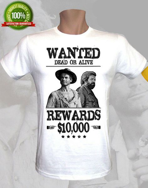 

sport t-shirt wanted bud spencer terence hill western cult film tv uomo donna bambino 2019 new men t-shirt men summer style casual tee